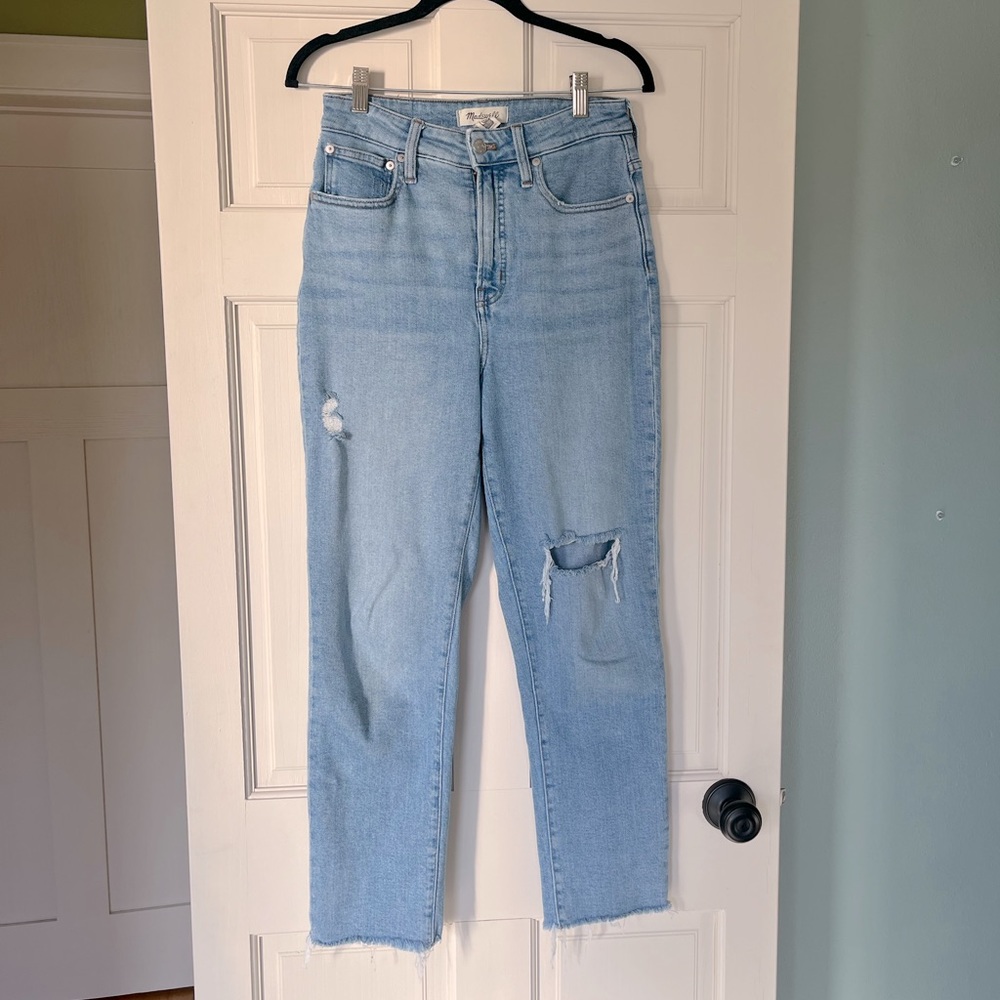 Madewell The Curvy Perfect Vintage Jeans in Coffey Wash: Worn In Edition